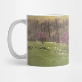 Red Bud Oil on Canvas Painting Mug